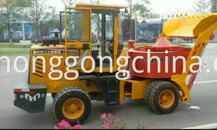 Mobile Diesel Millstone Type Concrete Mixer